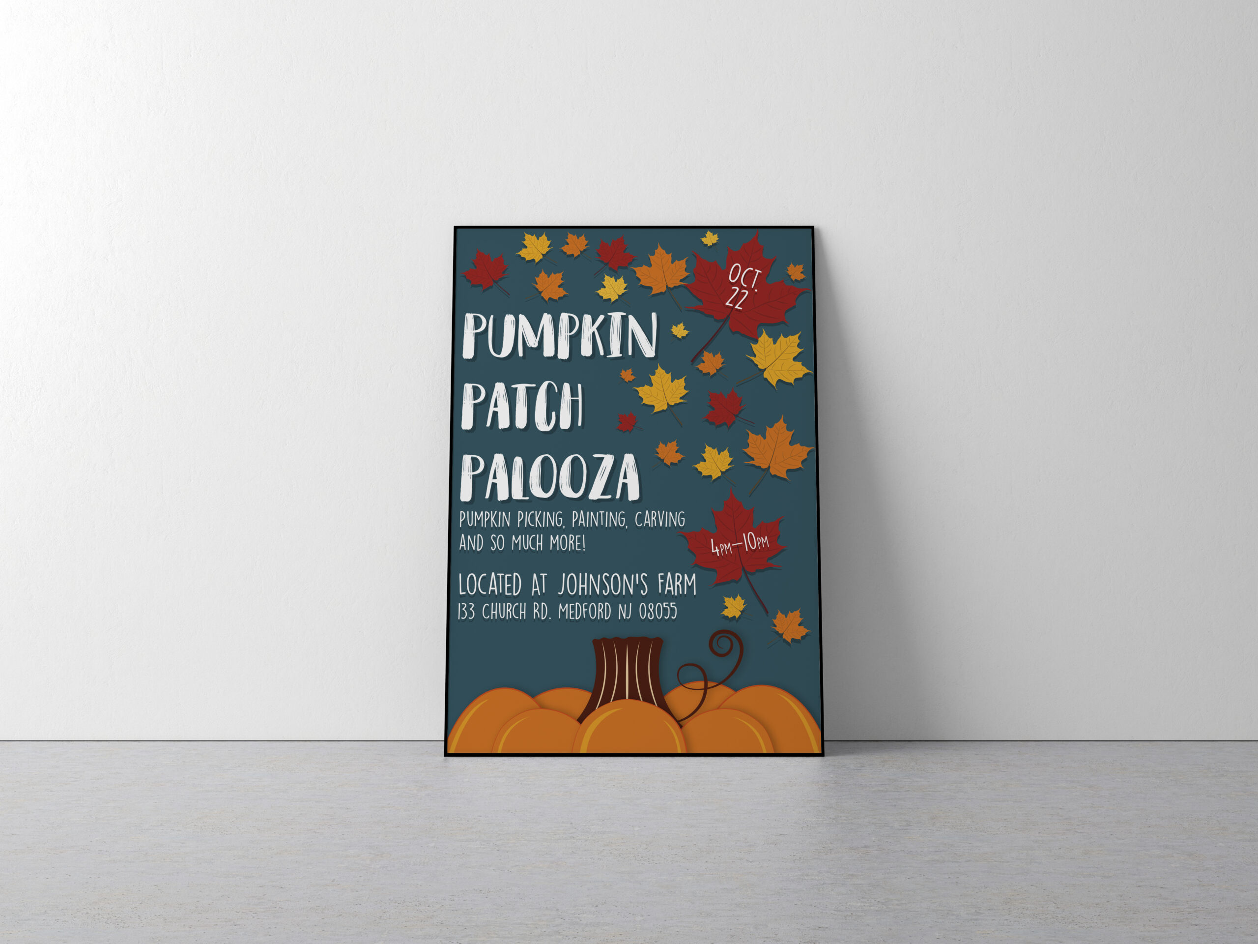 Pumpkin Patch Palooza Campaign Design